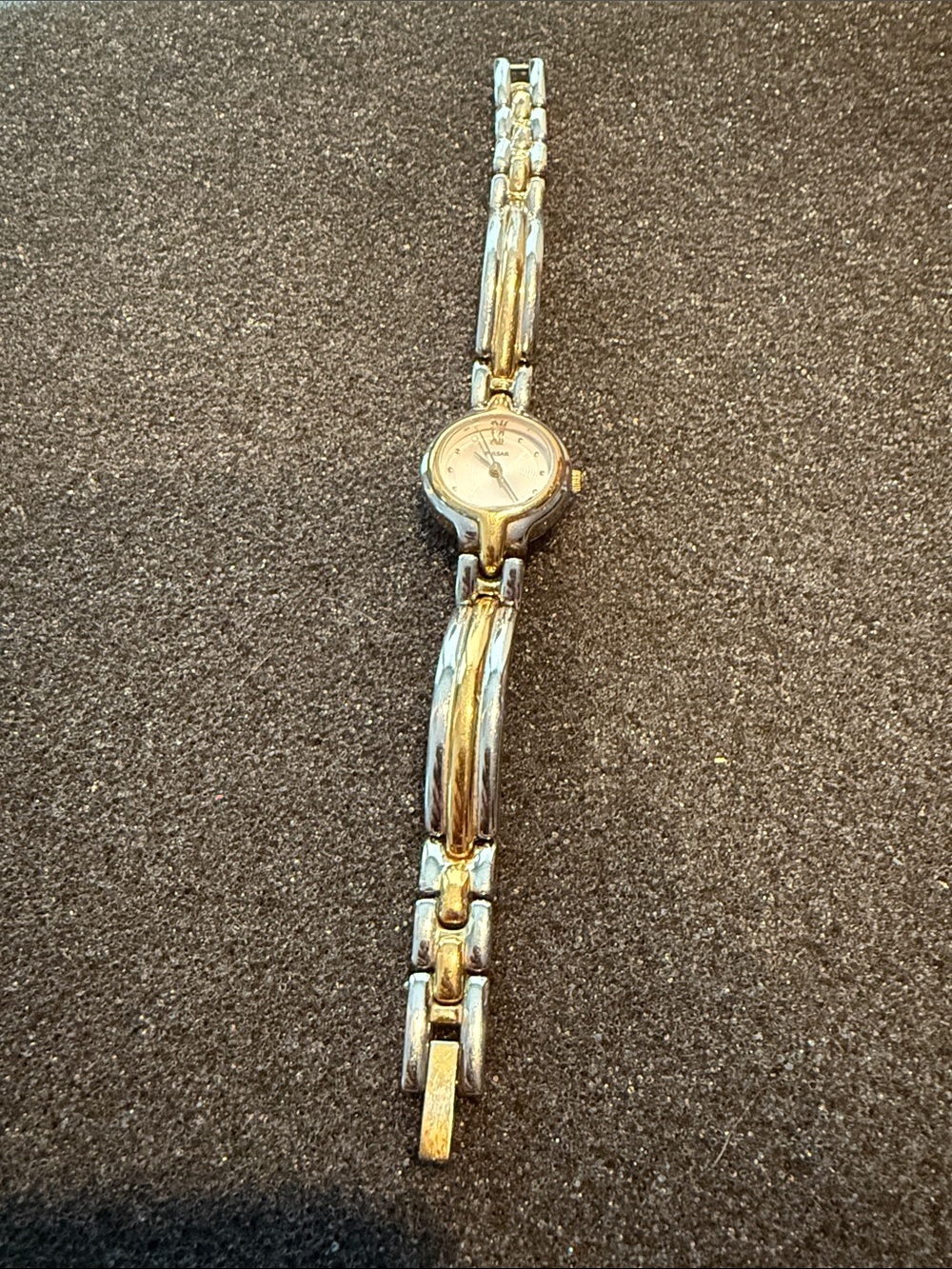 Pulsar Two-Tone Ladies Bracelet Watch - Gold and Silver